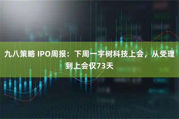 九八策略 IPO周报：下周一宇树科技上会，从受理到上会仅73天